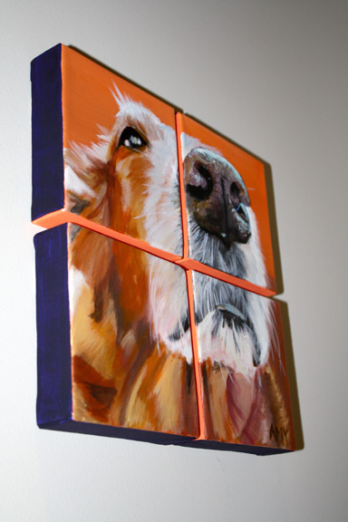 Golden Retriever Pet Portrait ~ ElephantEats.com