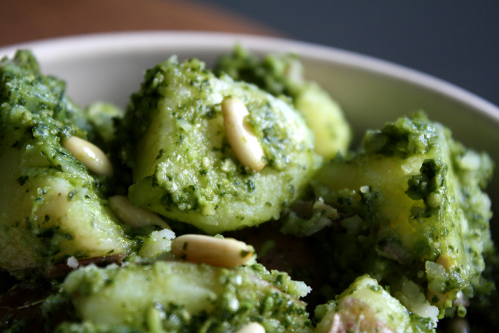 Pesto potato salad