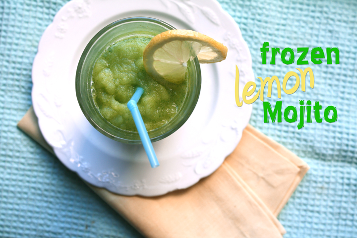 Frozen Lemon Mojito