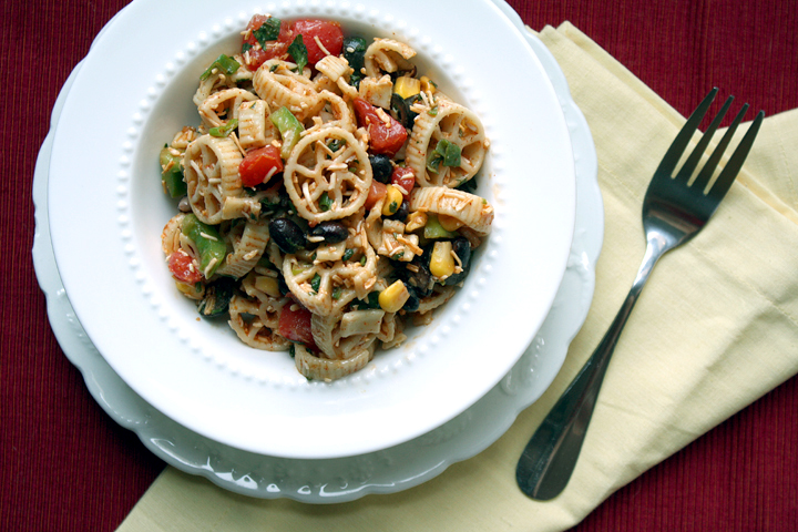 Tex mex pasta salad