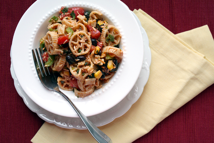 Tex mex pasta salad