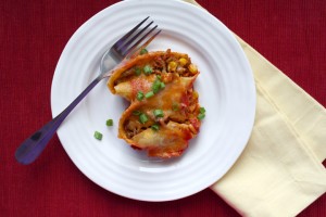 Mexican Stuffed Shells | ElephantEats.com