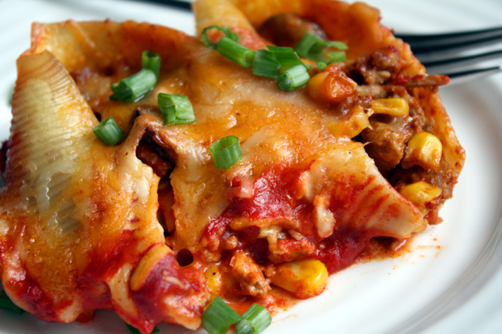 Mexican Stuffed Shells2 | ElephantEats.com