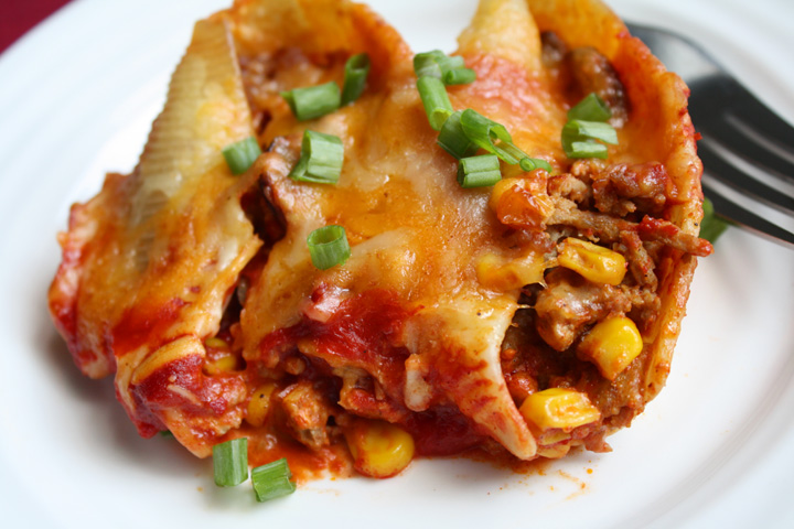 Mexican Stuffed Shells6 | ElephantEats.com