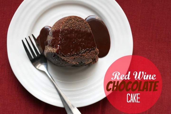 Red Wine Chocolate Cake ~ ElephantEats.com