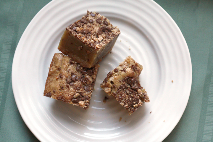 Toffee Blondies ~ ElephantEats.com