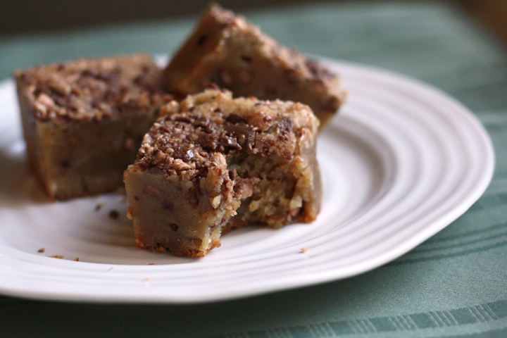 Toffee Blondies ~ ElephantEats.com