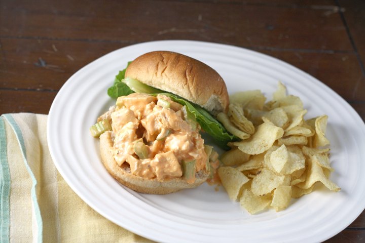 "Buffalo" Chicken Salad Sandwiches ~ ElephantEats.com