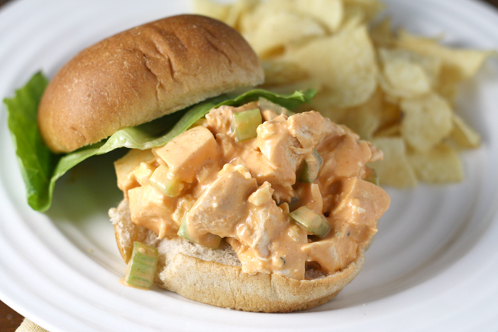 "Buffalo" Chicken Salad Sandwiches ~ ElephantEats.com