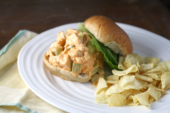 "Buffalo" Chicken Salad Sandwiches ~ ElephantEats.com