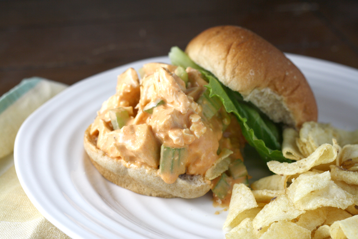 "Buffalo" Chicken Salad Sandwiches ~ ElephantEats.com