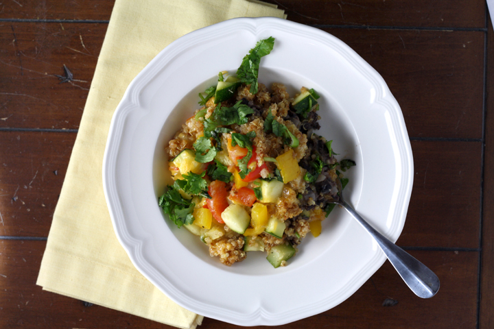 Southwestern Quinoa Veggie Bake ~ ElephantEats.com