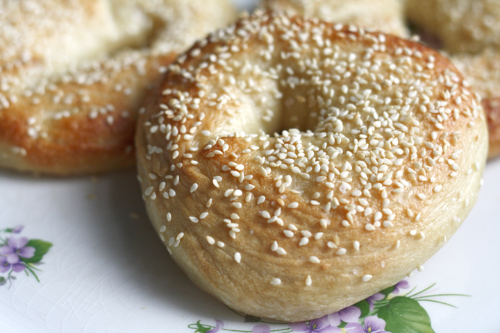 Homemade Bagels ~ ElephantEats.com