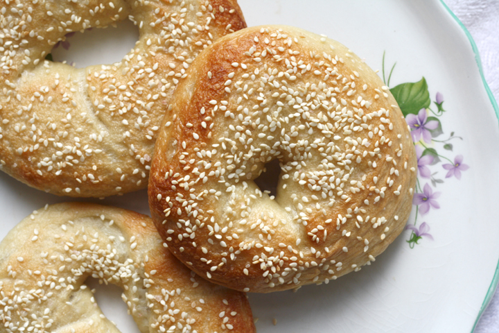 Homemade Bagels ~ ElephantEats.com
