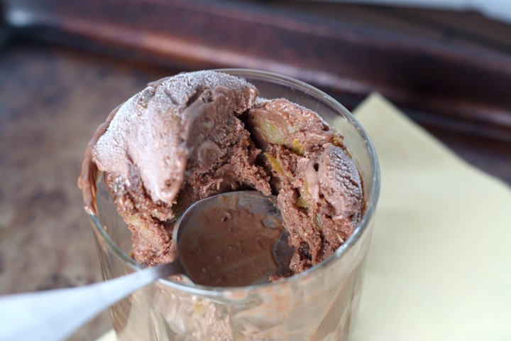 Chocolate Apricot Torte Ice Cream ~ ElephantEats.com