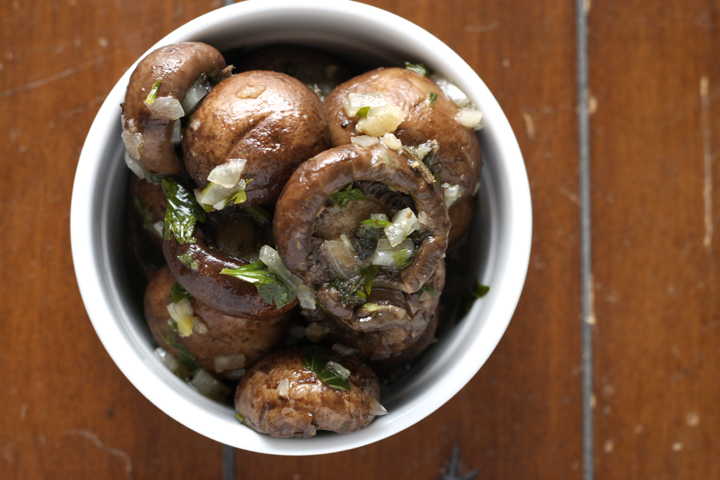 Marinated Mushrooms ~ ElephantEats.com