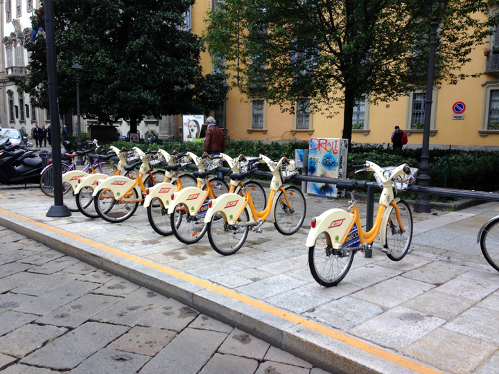 City Bikes, Milan ~ Elephant Eats.com