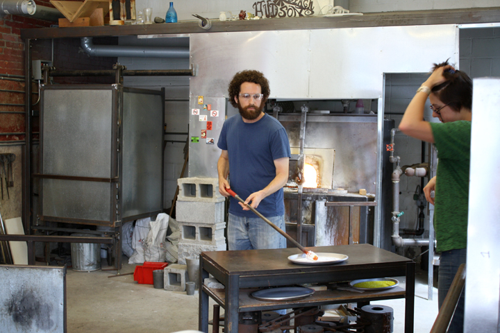 Hudson Beach Glass glassblowing lesson ~ ElephantEats.com