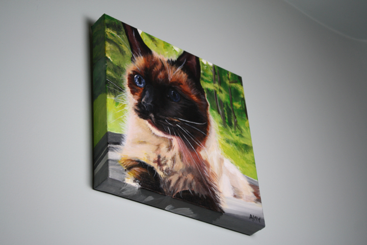 Custom Cat Portrait "Beata" ~ by ElephantEats.com