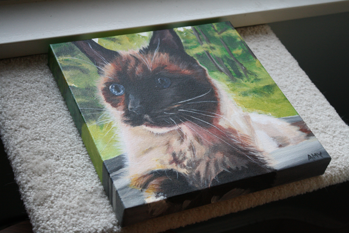 Custom Cat Portrait "Beata" ~ by ElephantEats.com