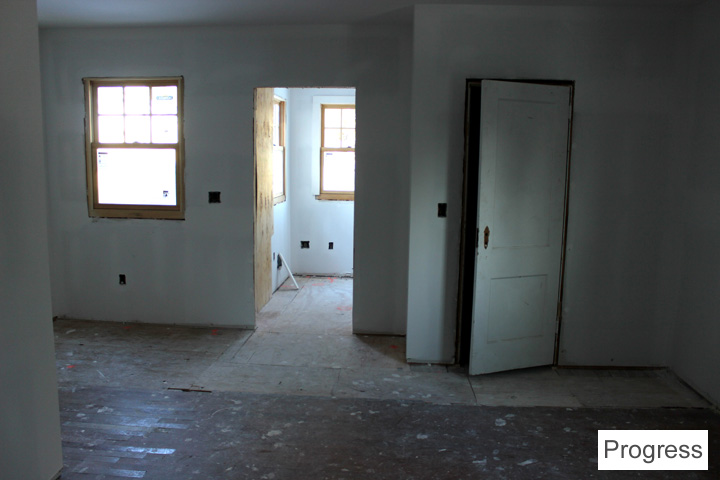 Kitchen to Mudroom Progress2 ~ ElephantEats.com